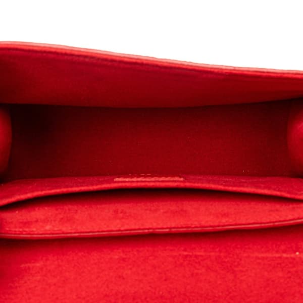 Pre-owned Louis Vuitton Monogram Empreinte Saint Sulpice BB Red