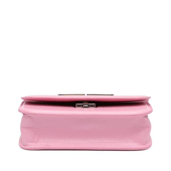 Pre-owned Balenciaga Calfskin Gossip Chain Bag XS Pink