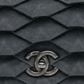 Pikkukuva 7 / 10: Pre-owned Chanel Small Pleated Denim Scale Effect Turtle Flap Blue