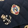 Miniatyrbillede 8 af 10: Pre-owned Chanel Mini Rectangular Classic Jersey Sailor Single Flap Blue