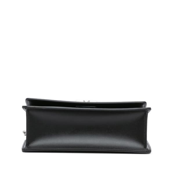 Pre-owned Off-White Calfskin Jitney 2.0 Black