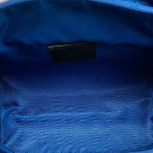 Pre-owned Gucci GG Econyl Off The Grid Messenger Bag Blue