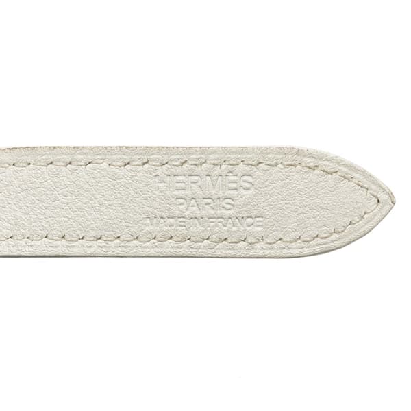 Pre-owned Hermès Vif Argent Silky City 33 Blue