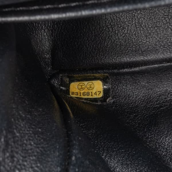 Pre-owned Chanel Mini Square Classic Patent Single Flap Black
