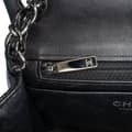 Miniatyrbillede 6 af 9: Pre-owned Chanel Mini Square Classic Patent Single Flap Black