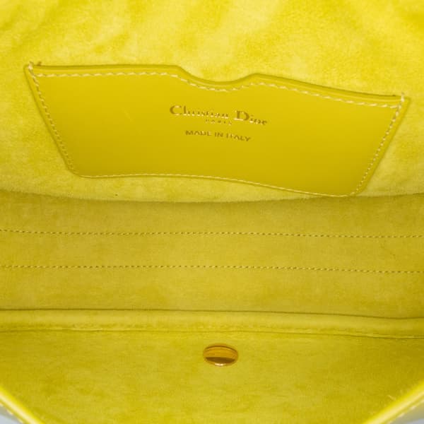 Pre-owned Dior Medium Leather Bobby Crossbody Green