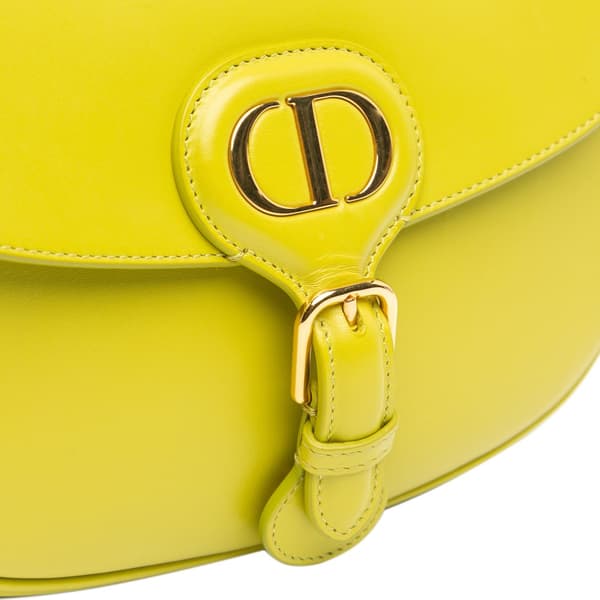 Pre-owned Dior Medium Leather Bobby Crossbody Green