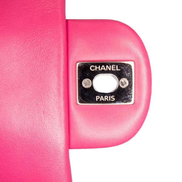 Pre-owned Chanel Extra Mini Rectangular Classic Patent Flap Red