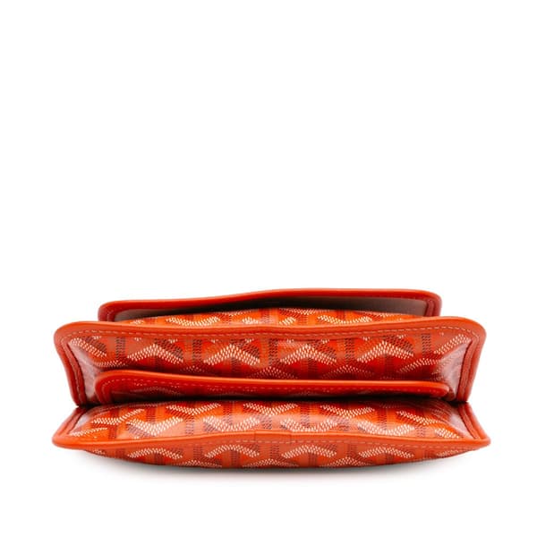 Pre-owned Goyard Goyardine Plumet Pocket Wallet Orange
