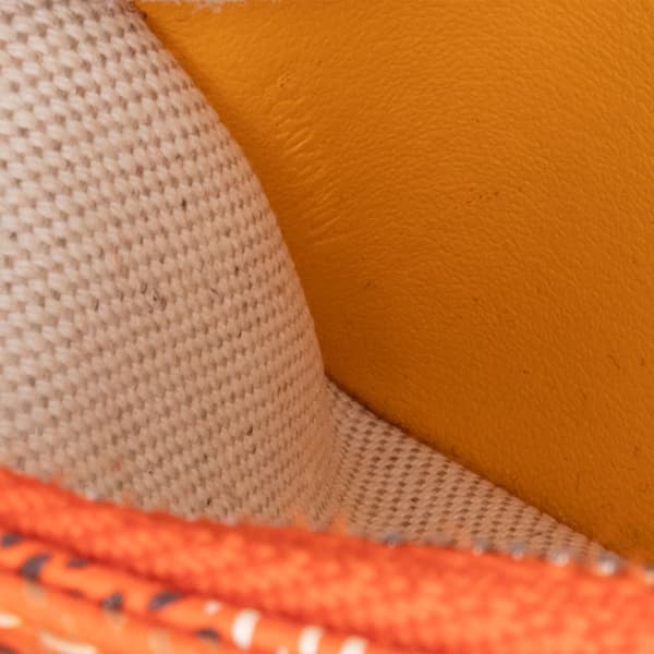 Pre-owned Goyard Goyardine Plumet Pocket Wallet Orange