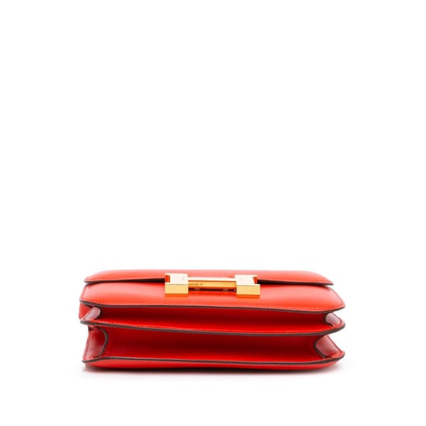 Pre-owned Hermès Mini Tadelakt Constance 18 Red