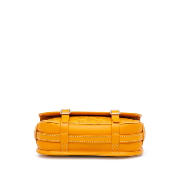 Pre-owned Goyard Goyardine Belvedere PM Yellow