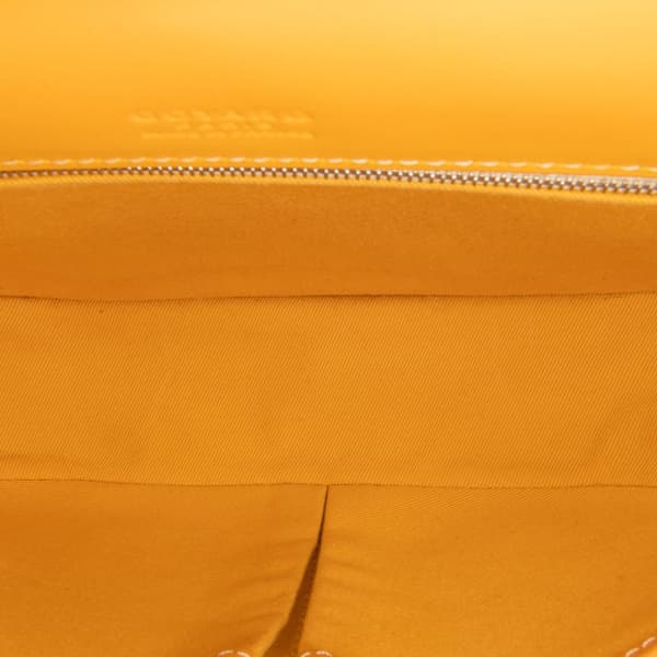 Pre-owned Goyard Goyardine Belvedere PM Yellow