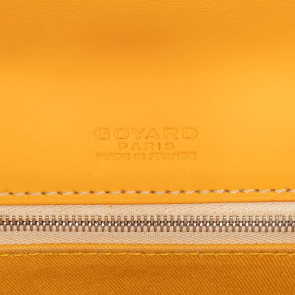 Pre-owned Goyard Goyardine Belvedere PM Yellow