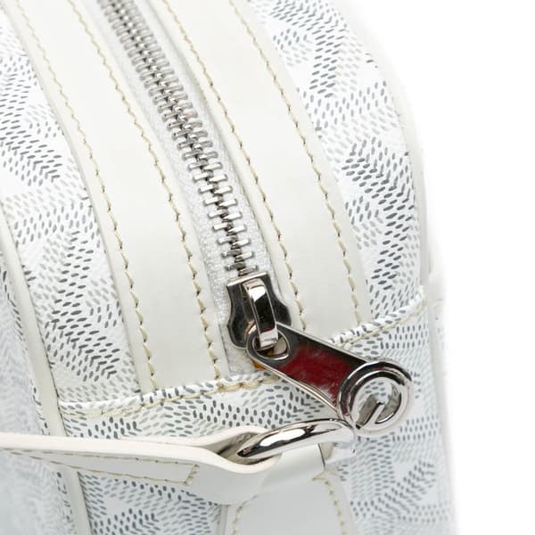 Pre-owned Goyard Goyardine Sac Cap Vert White