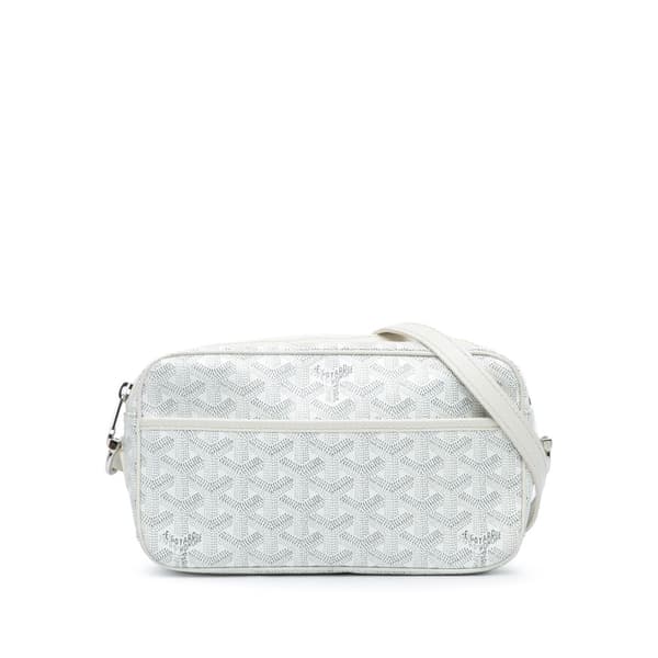 Pre-owned Goyard Goyardine Sac Cap Vert White