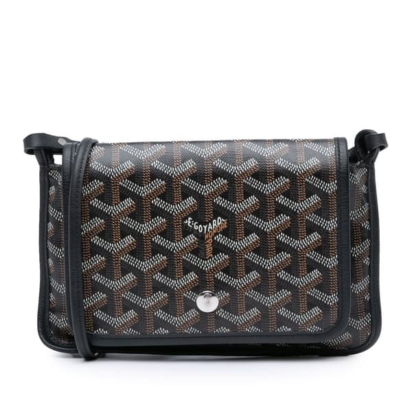 Pre-owned Goyard Goyardine Plumet Pocket Wallet Black