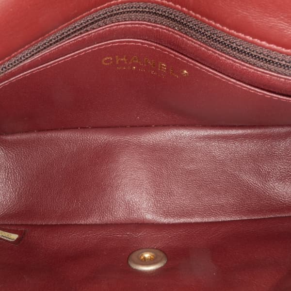 Pre-owned Chanel Mini Rectangular Classic Jersey Sailor Single Flap Blue