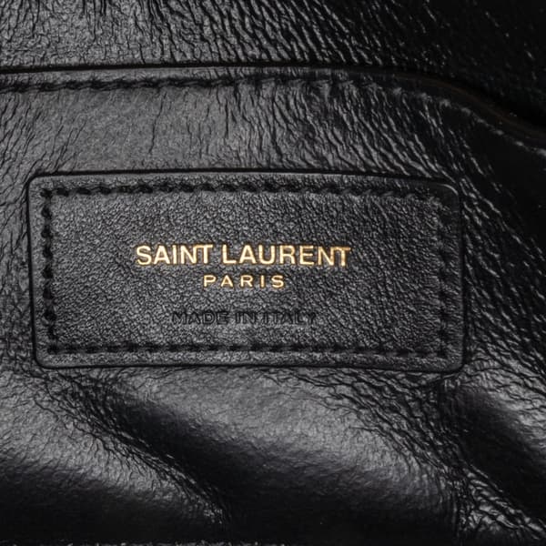 Pre-owned Saint Laurent Medium Leather Solferino Satchel In Box Brown