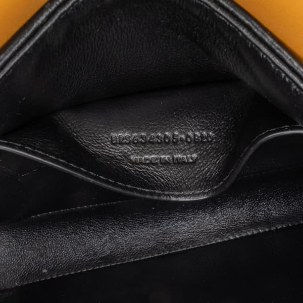 Pre-owned Saint Laurent Medium Leather Solferino Satchel In Box Brown