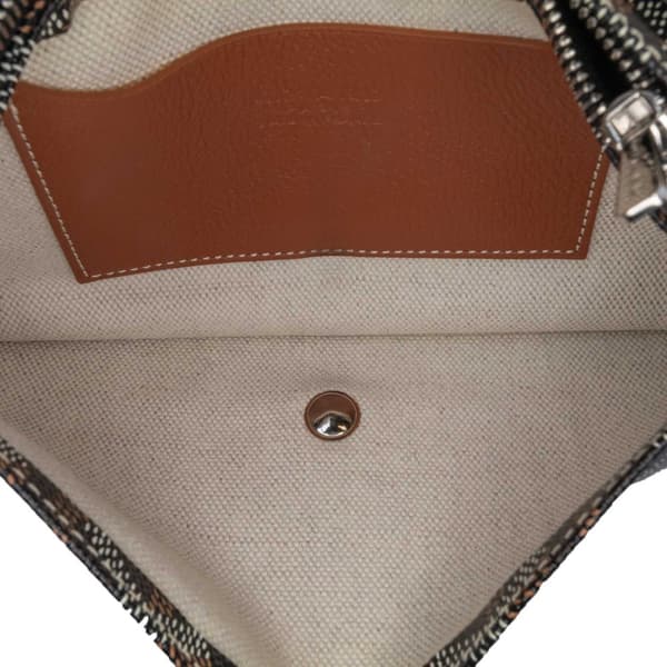 Pre-owned Goyard Goyardine Plumet Pocket Wallet Black