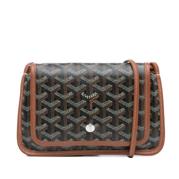 Pre-owned Goyard Goyardine Plumet Pocket Wallet Black