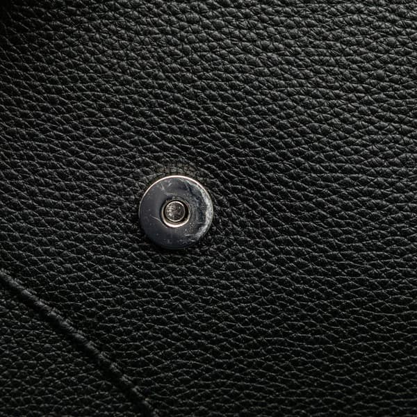 Pre-owned Dior Mini Leather Saddle Crossbody Black