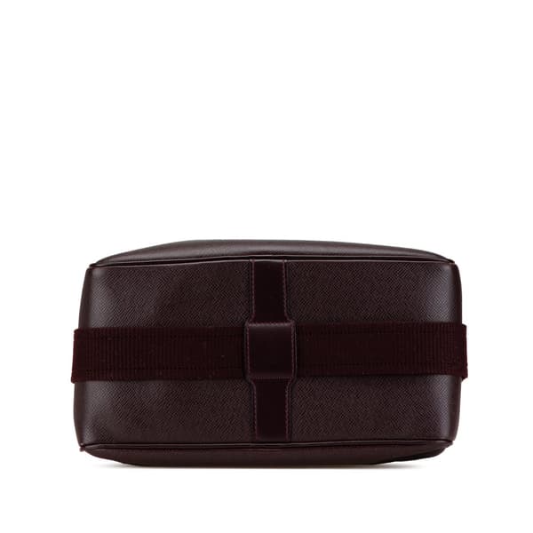 Pre-owned Louis Vuitton Taiga Reporter PM Red