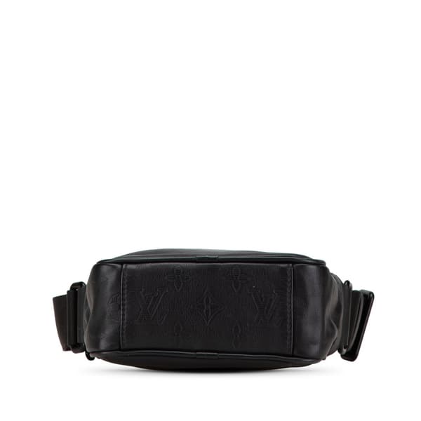 Pre-owned Louis Vuitton Monogram Shadow Danube PM Black