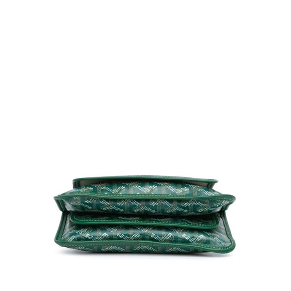 Pre-owned Goyard Goyardine Plumet Pocket Wallet Green