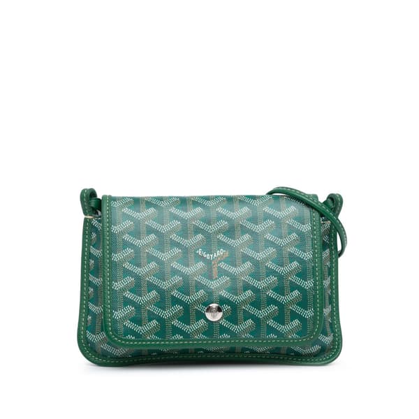 Pre-owned Goyard Goyardine Plumet Pocket Wallet Green
