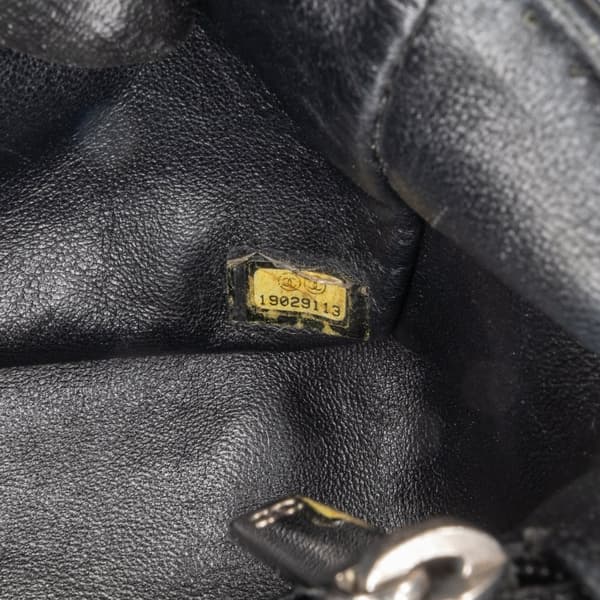Pre-owned Chanel Mini Rectangular Classic Patent Single Flap Black