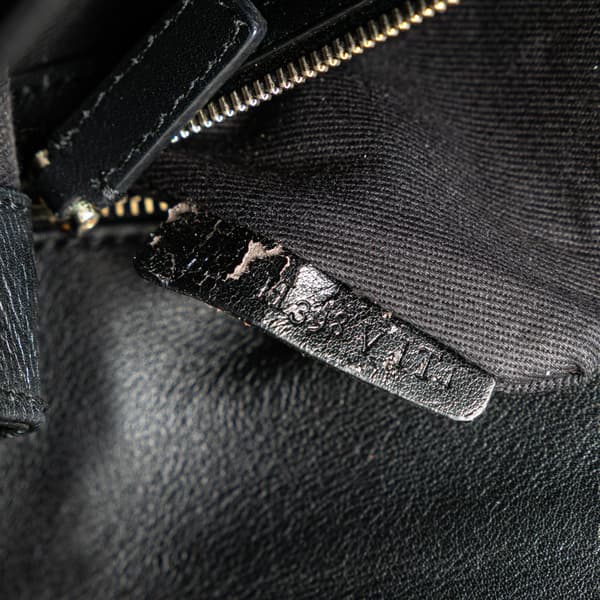 Pre-owned Valentino Medium Rockstud Glam Lock Crossbody Black