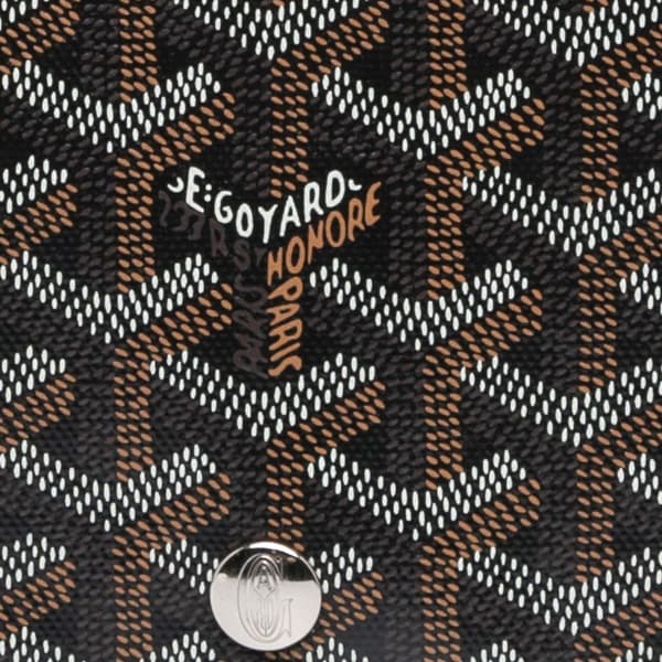 Pre-owned Goyard Goyardine Plumet Pocket Wallet Black