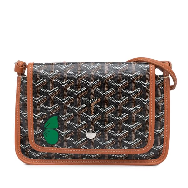 Pre-owned Goyard Goyardine Plumet Pocket Wallet Black