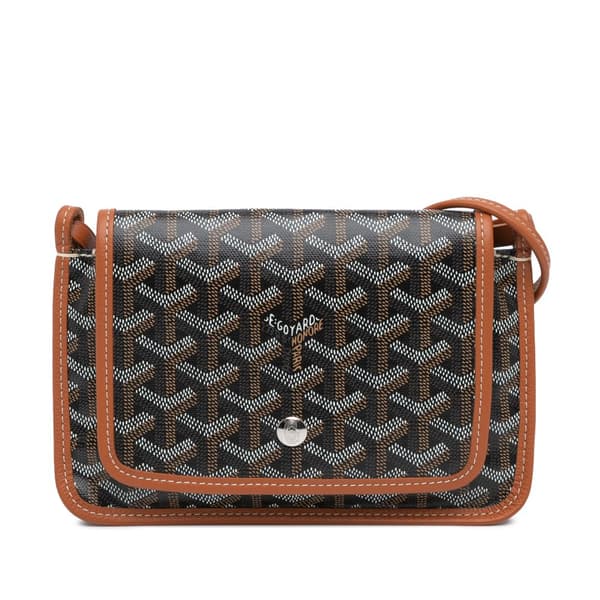 Pre-owned Goyard Goyardine Plumet Pocket Wallet Black