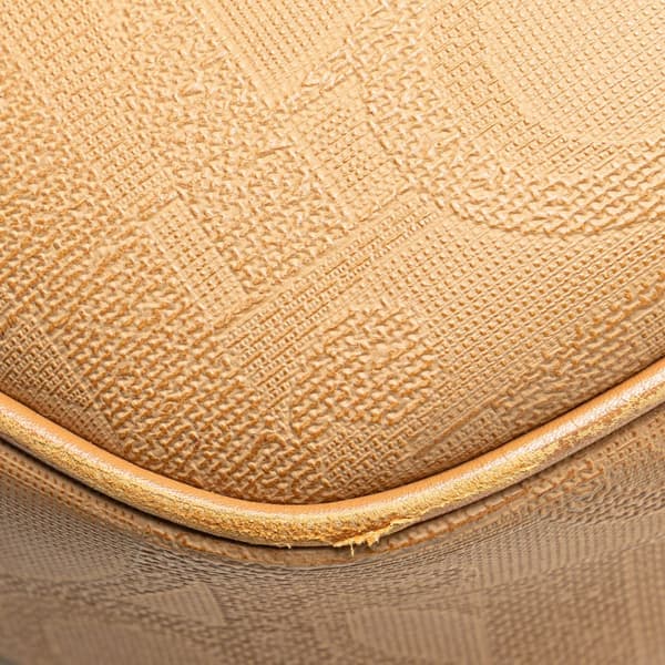 Pre-owned Dior Oblique Trotter Coated Canvas Crossbody Brown