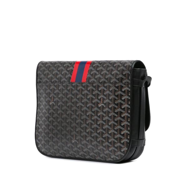 Pre-owned Goyard Goyardine Belvedere GM Black