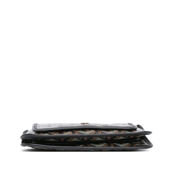 Pre-owned Goyard Goyardine Plumet Pocket Wallet Black