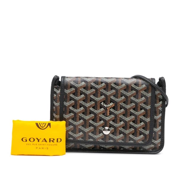 Pre-owned Goyard Goyardine Plumet Pocket Wallet Black