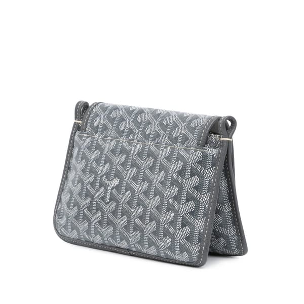 Pre-owned Goyard Goyardine Plumet Pocket Wallet Gray
