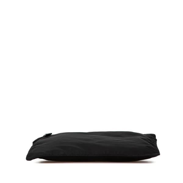 Pre-owned Prada Tessuto Zip Top Crossbody Black