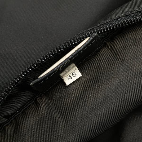 Pre-owned Prada Tessuto Zip Top Crossbody Black