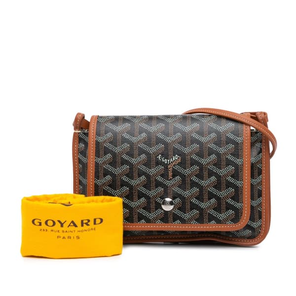 Pre-owned Goyard Goyardine Plumet Pocket Wallet Black