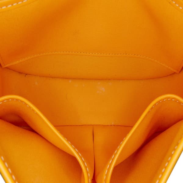 Pre-owned Goyard Goyardine Belvedere II PM Yellow