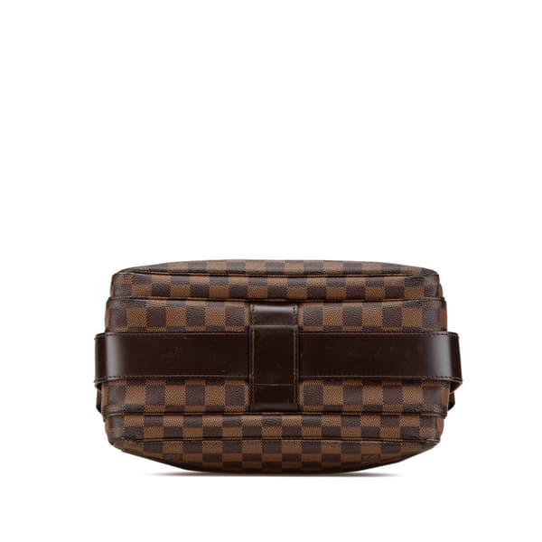 Pre-owned Louis Vuitton Damier Ebene Naviglio Brown