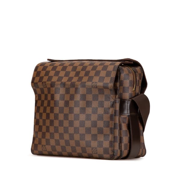 Pre-owned Louis Vuitton Damier Ebene Naviglio Brown