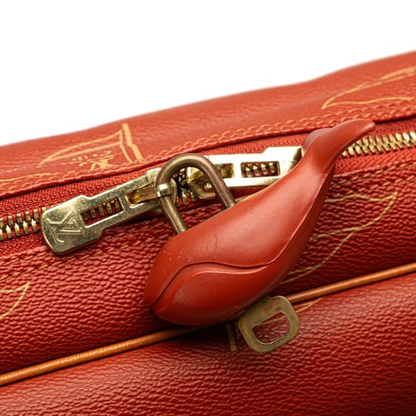 Pre-owned Louis Vuitton Americas Cup Calvi Messenger Bag Orange