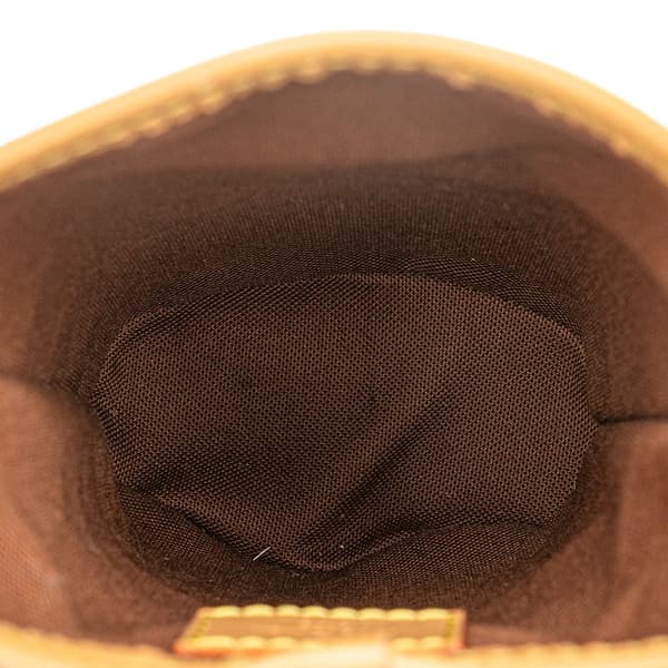 Pre-owned Louis Vuitton Monogram Fold Me Pouch Brown