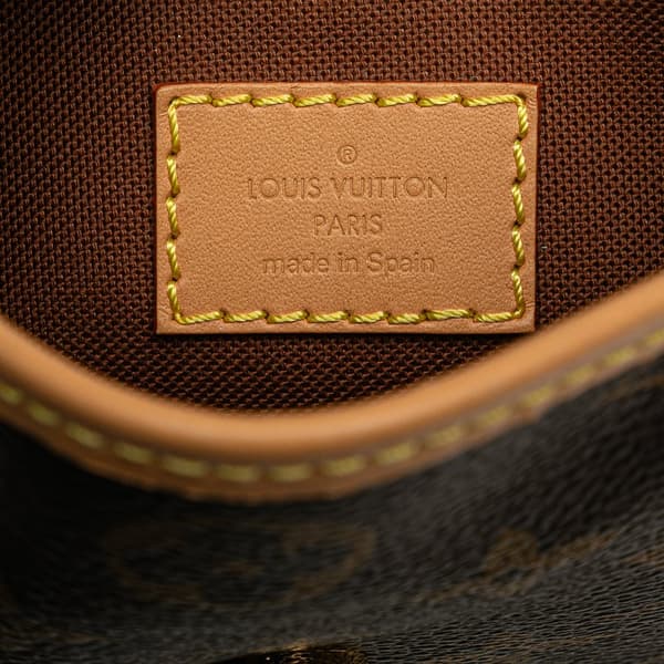 Pre-owned Louis Vuitton Monogram Fold Me Pouch Brown